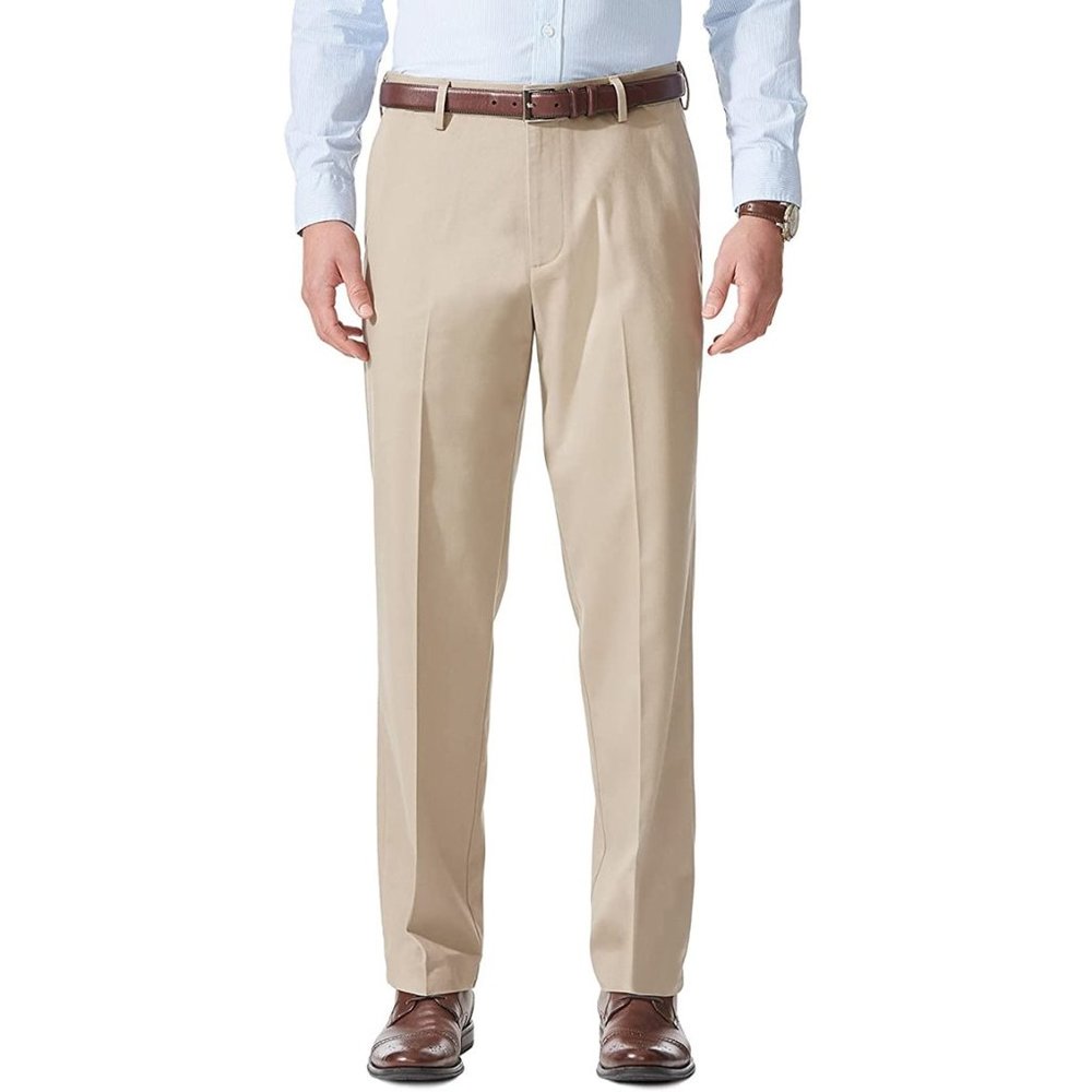 Dockers Men's Classic Fit Comfort Khaki Flat Front Pants,New With Tag